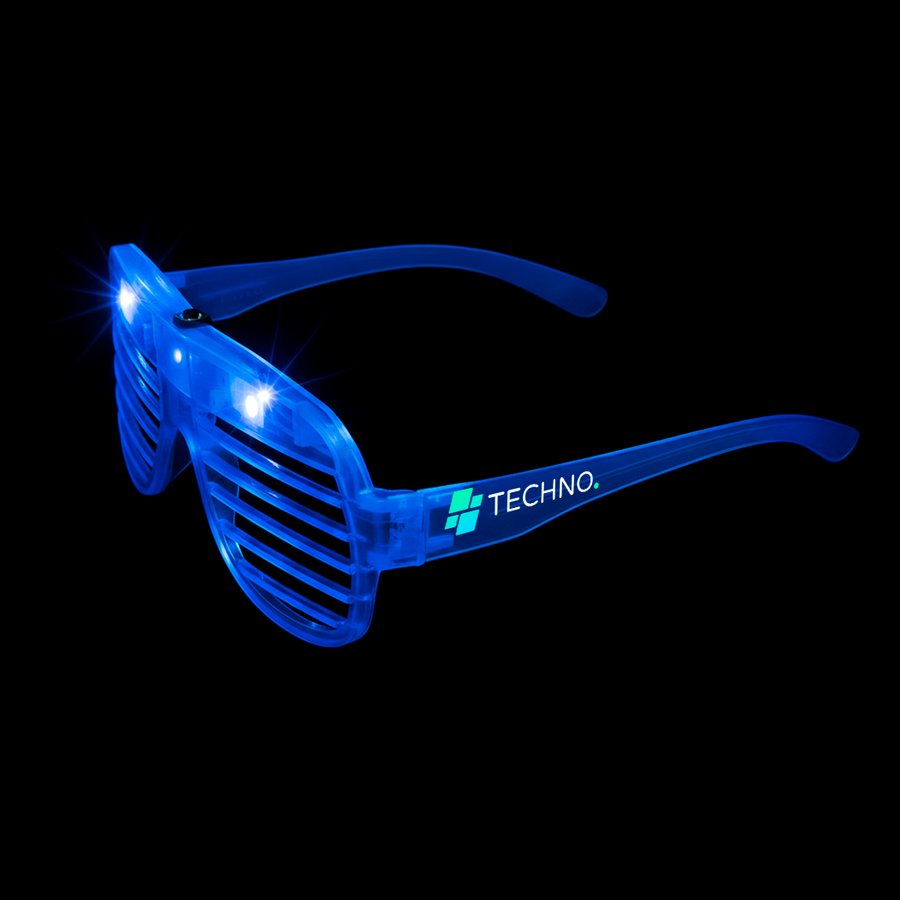 Light-Up LED Slotted Glasses - Imprint Now - UK