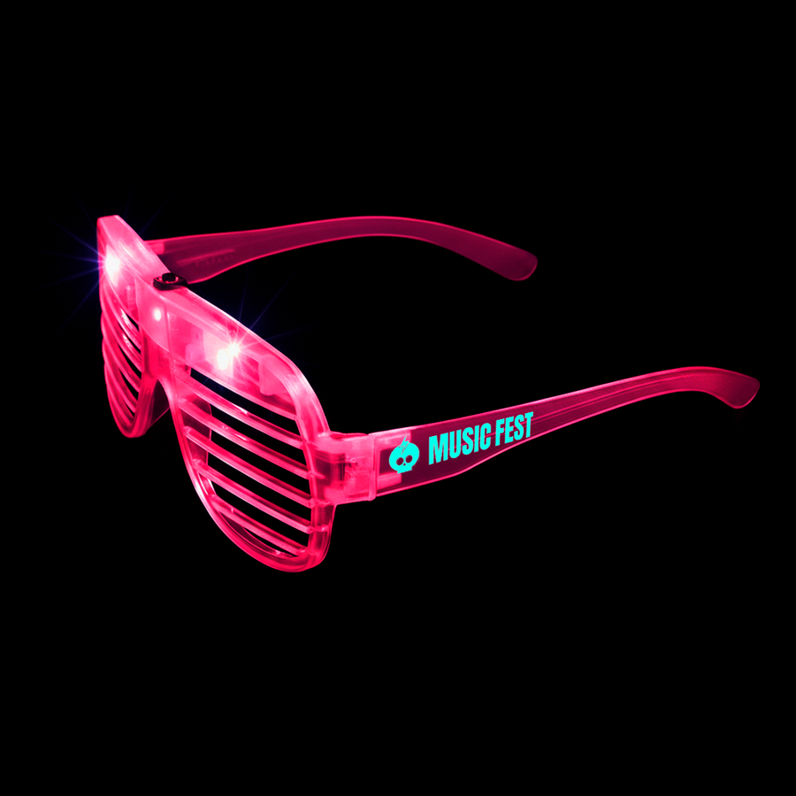 Light-Up LED Slotted Glasses - Imprint Now - UK