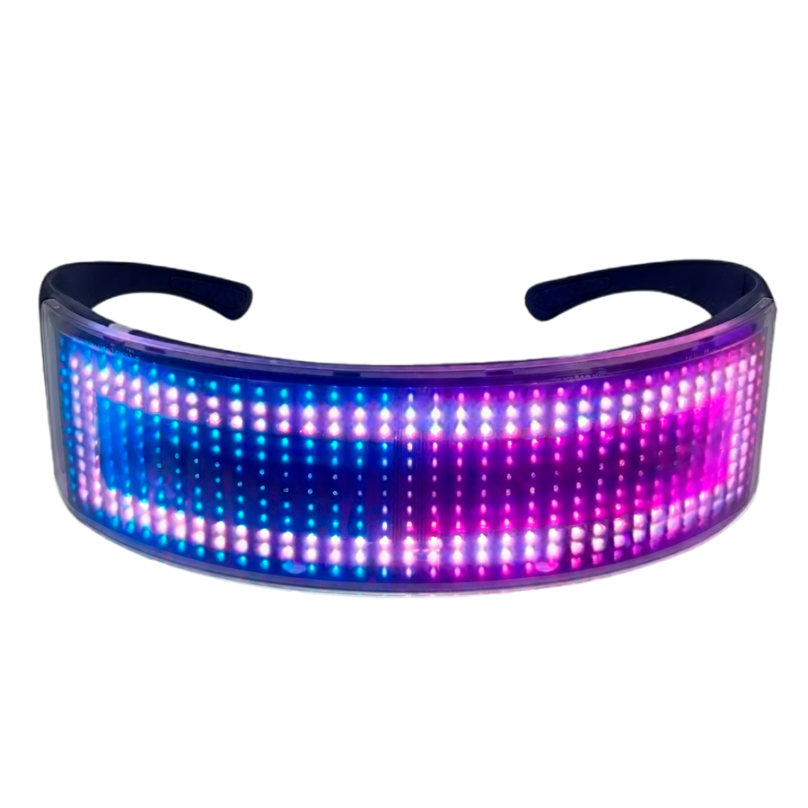 LED Light Up Glasses with Bluetooth - Imprint Now - UK