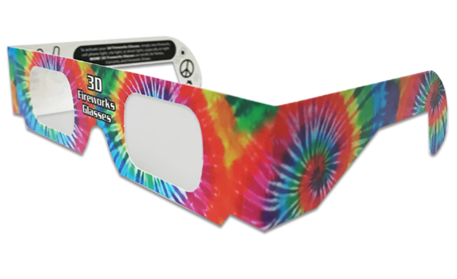 Paper 3D Fireworks Glasses - Imprint Now - UK