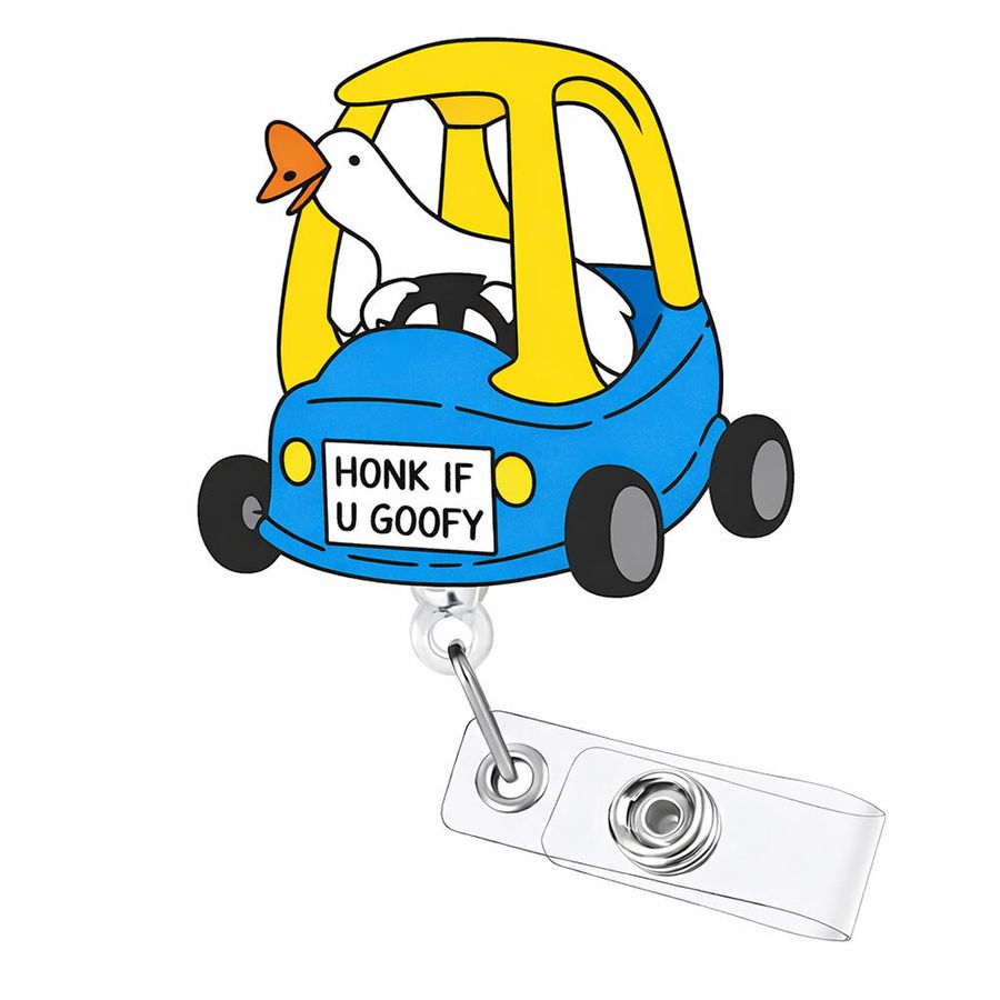 Custom Shape Acrylic Badge Reel - Imprint Now - UK