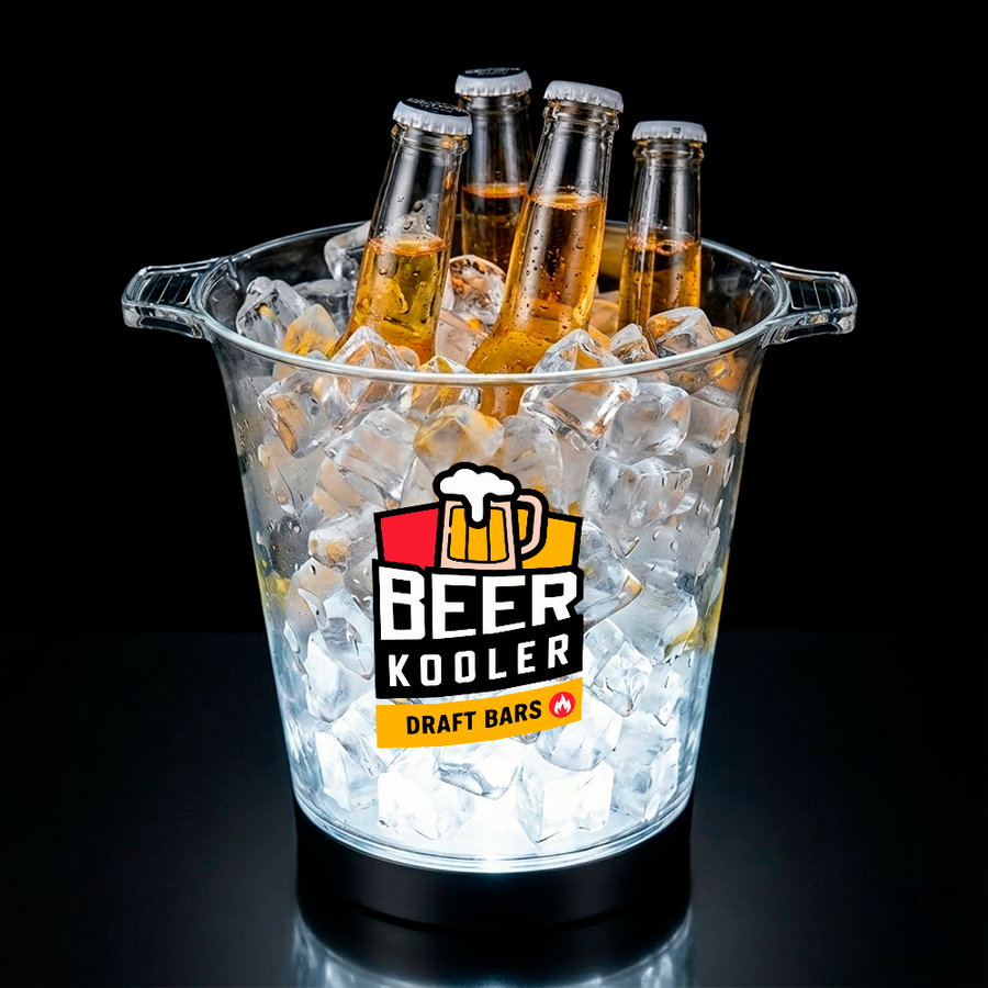 Multi-Colour Light-Up Drink Buckets - Imprint Now - UK