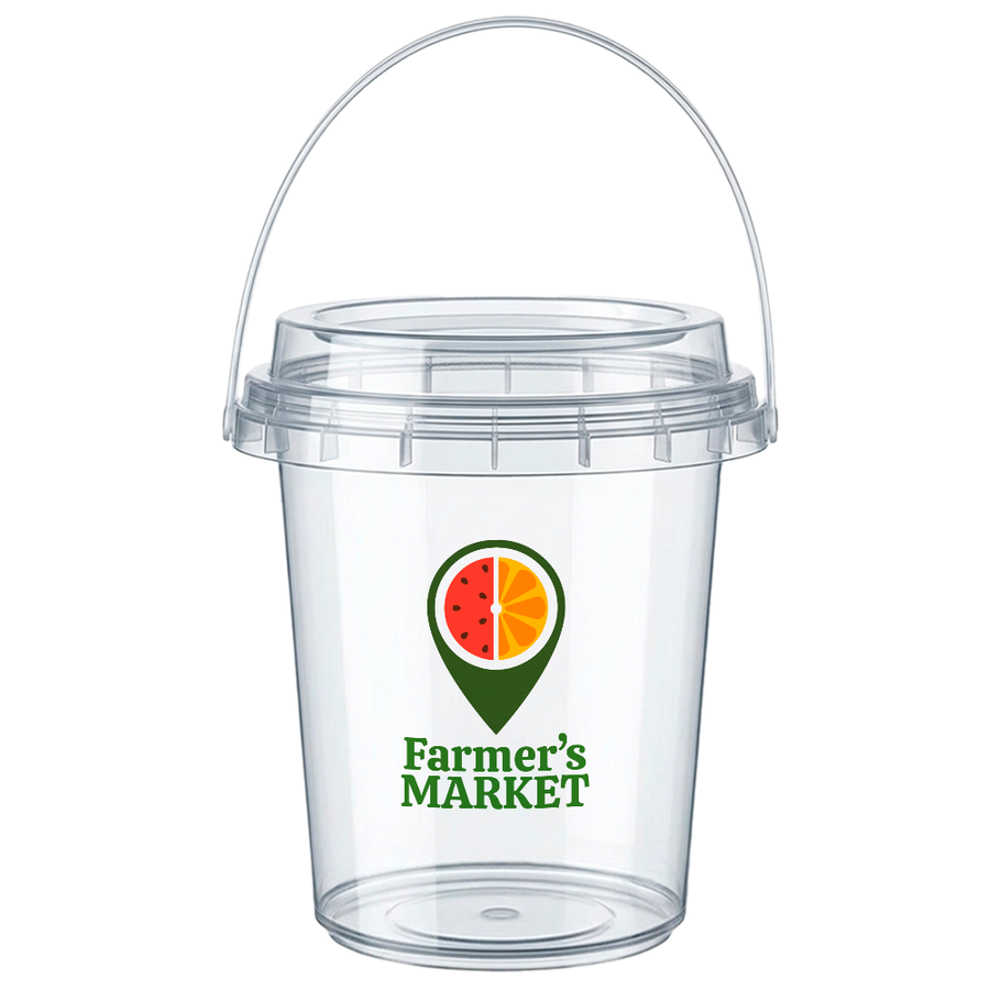 Premium Transparent Drink Buckets - Imprint Now - UK