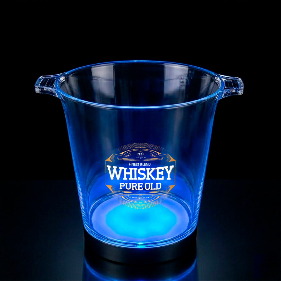 Multi-Colour Light-Up Drink Buckets - Imprint Now - UK