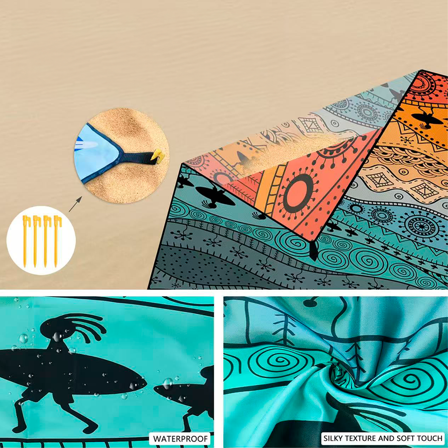 Windproof Beach Mats - Imprint Now - UK