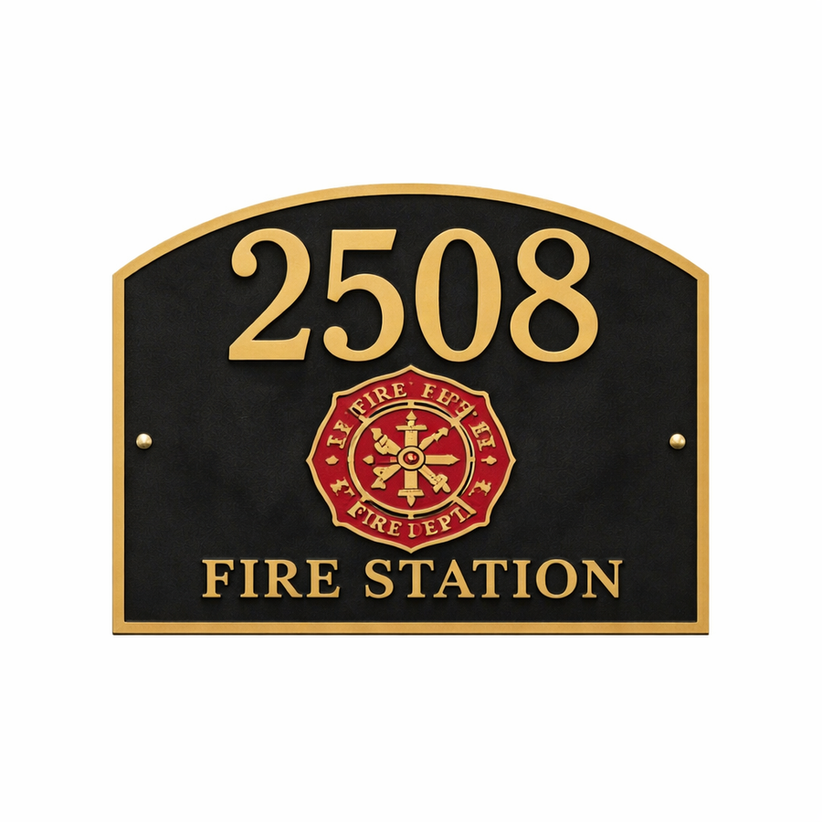 Cast Metal House Signs - Imprint Now - UK