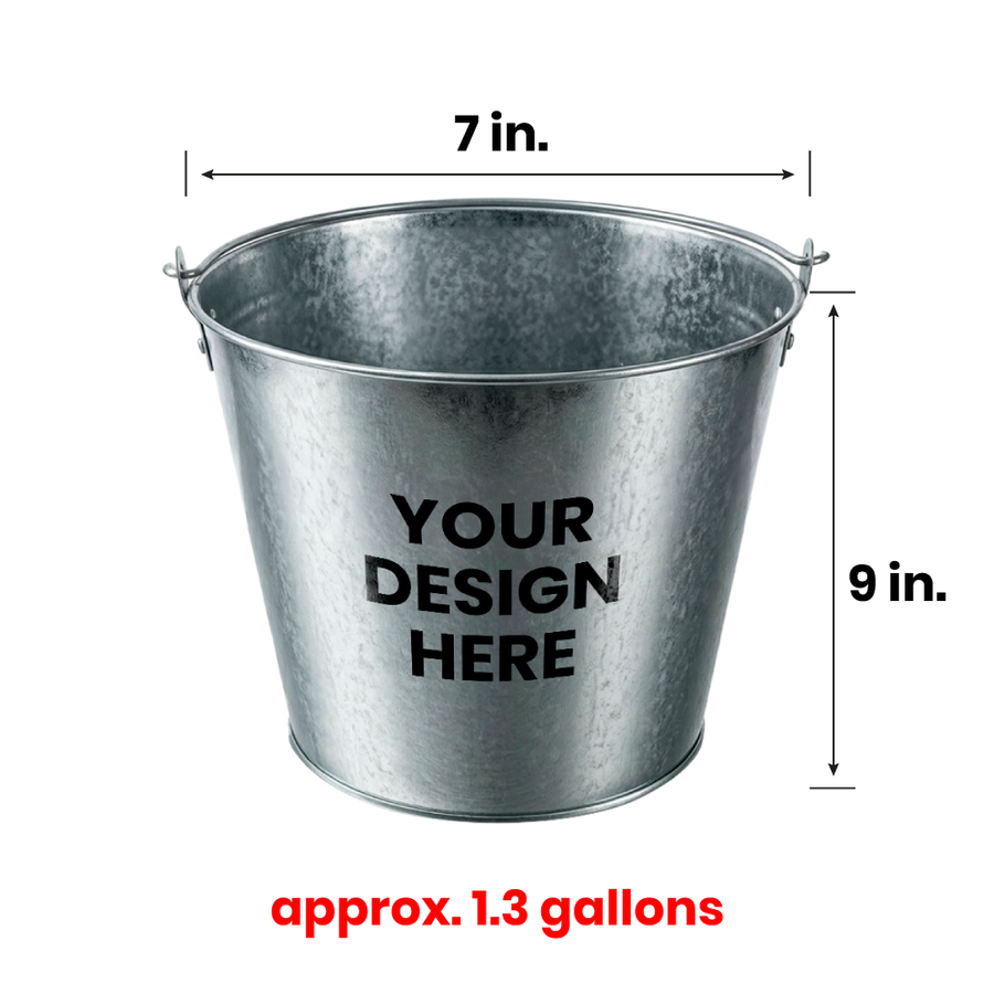 Tinplate Beer Buckets & Opener Combo - Imprint Now - UK