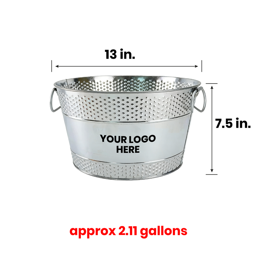 Galvanized Beverage & Ice Buckets - Imprint Now - UK