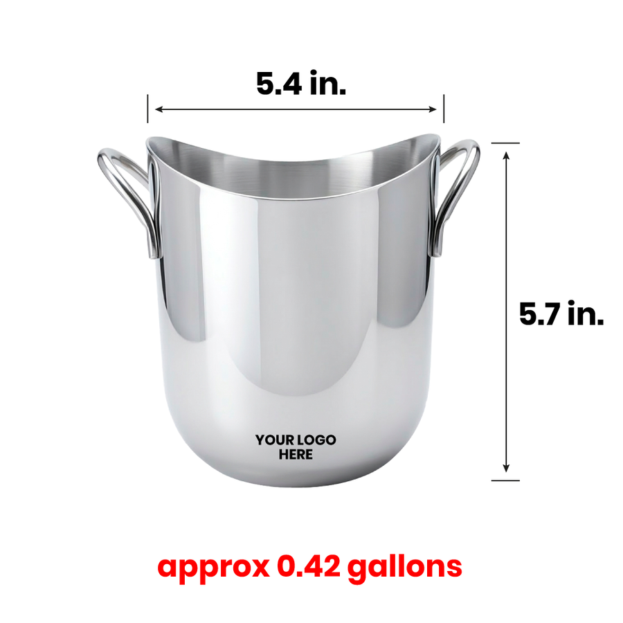 Stainless Steel Party Buckets - Imprint Now - UK