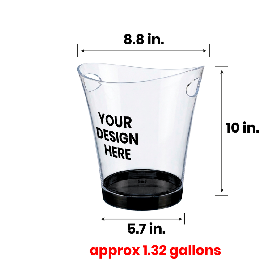 Classic Light-Up Drink Buckets - Imprint Now - UK