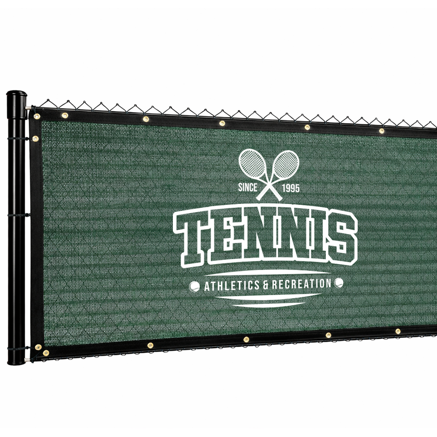 Custom 90% Blockage Fence Screen - Imprint Now - UK