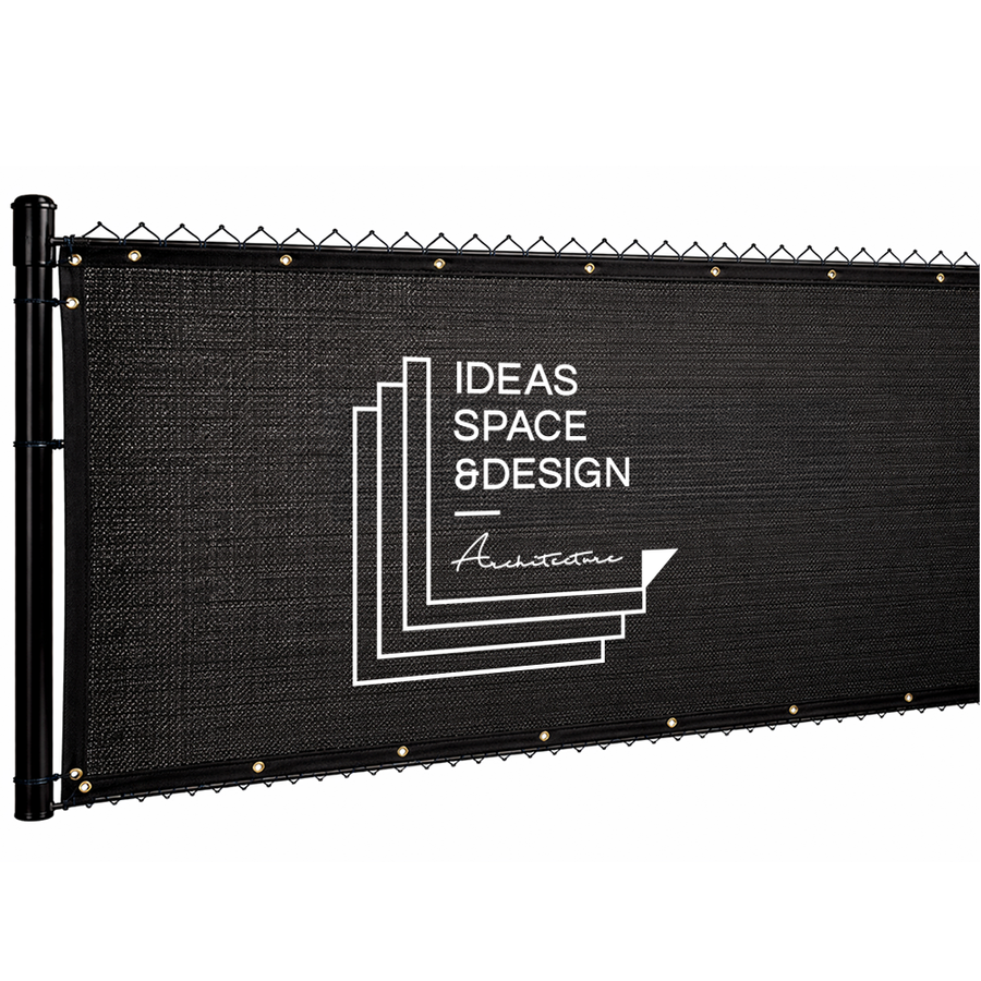 Custom 98% Blockage Fence Screen - Imprint Now - UK