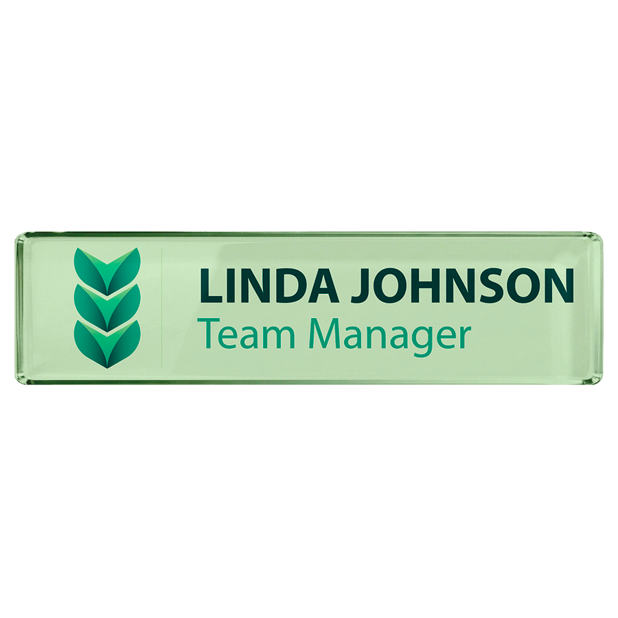 Acrylic Desktop Name Badges - Imprint Now - UK