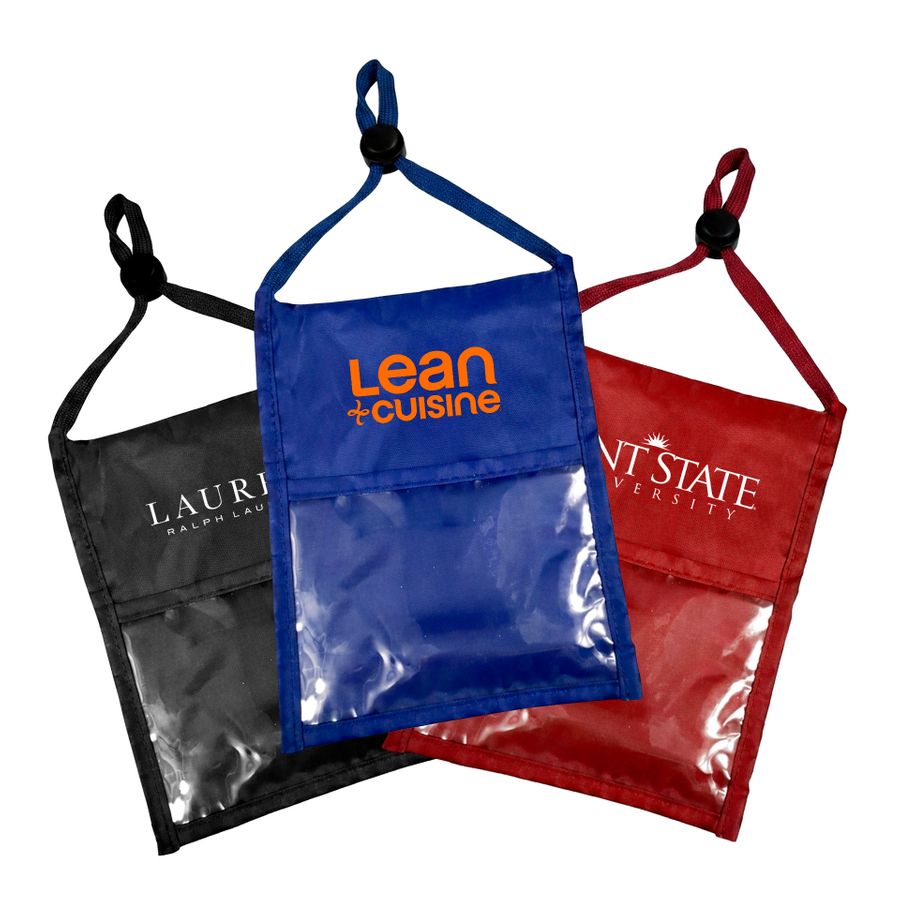 Phone Pocket Neck Wallets - Imprint Now - UK