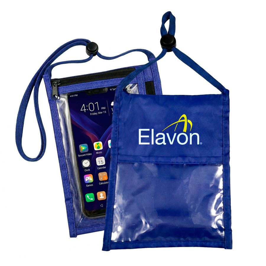 Phone Pocket Neck Wallets - Imprint Now - UK