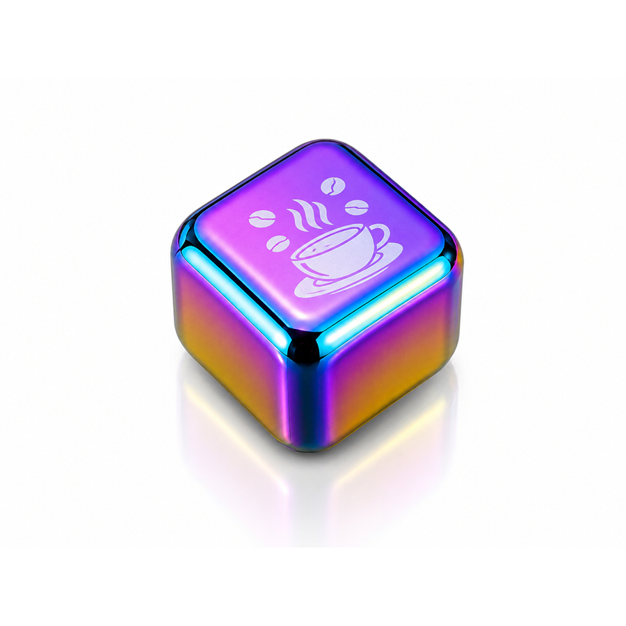 Rainbow Stainless Steel Ice Cubes - Imprint Now - UK