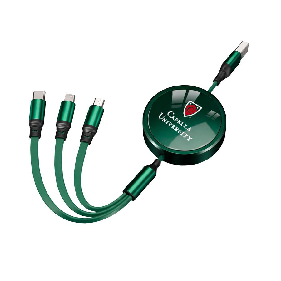 Soft Silicone 3-in-1 Charging Cables - Imprint Now - UK