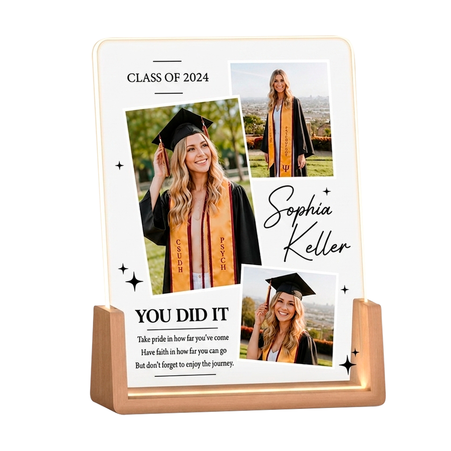 Acrylic Night Light Photo Frames - Imprint Now - UK