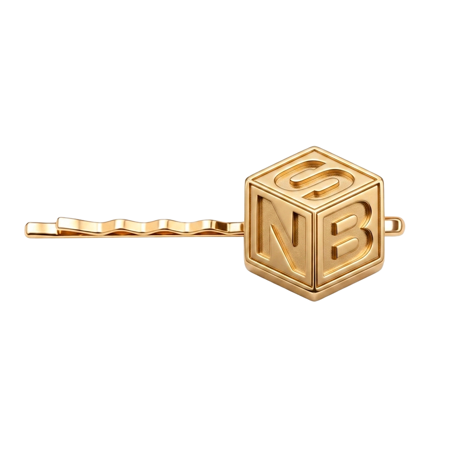 3D Metal Hair Clips - Imprint Now - UK
