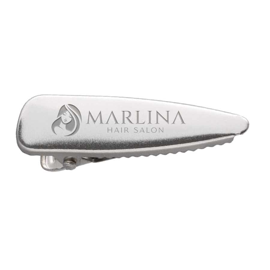 Laser Cut Metal Hair Clips - Imprint Now - UK