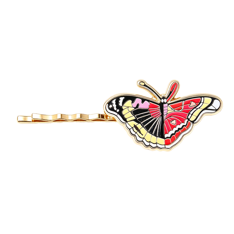 Hard Enamel Metal Hair Clips - Imprint Now - UK