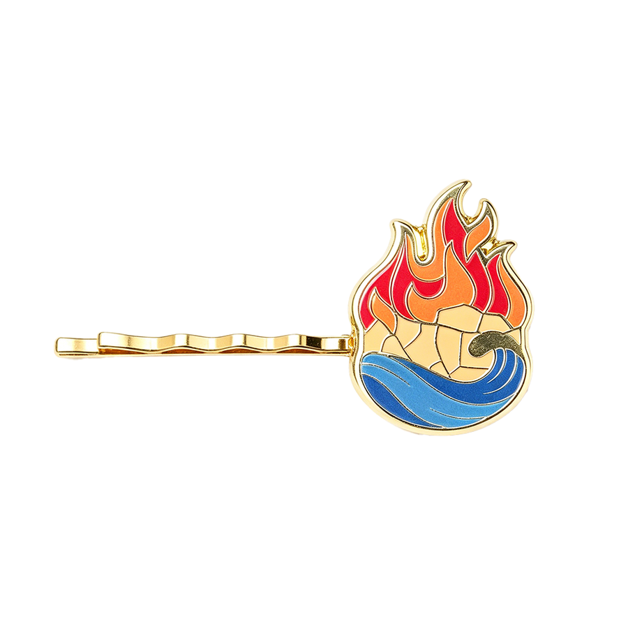 Hard Enamel Metal Hair Clips - Imprint Now - UK