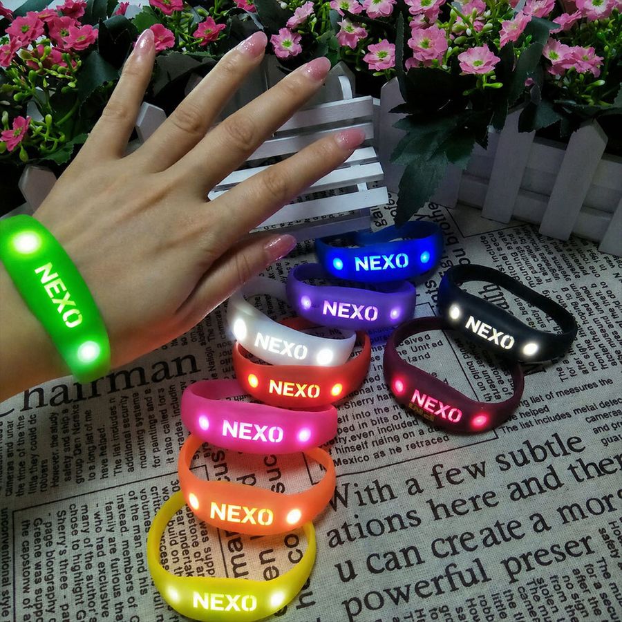 Light Up Silicone Wristbands - Imprint Now - UK