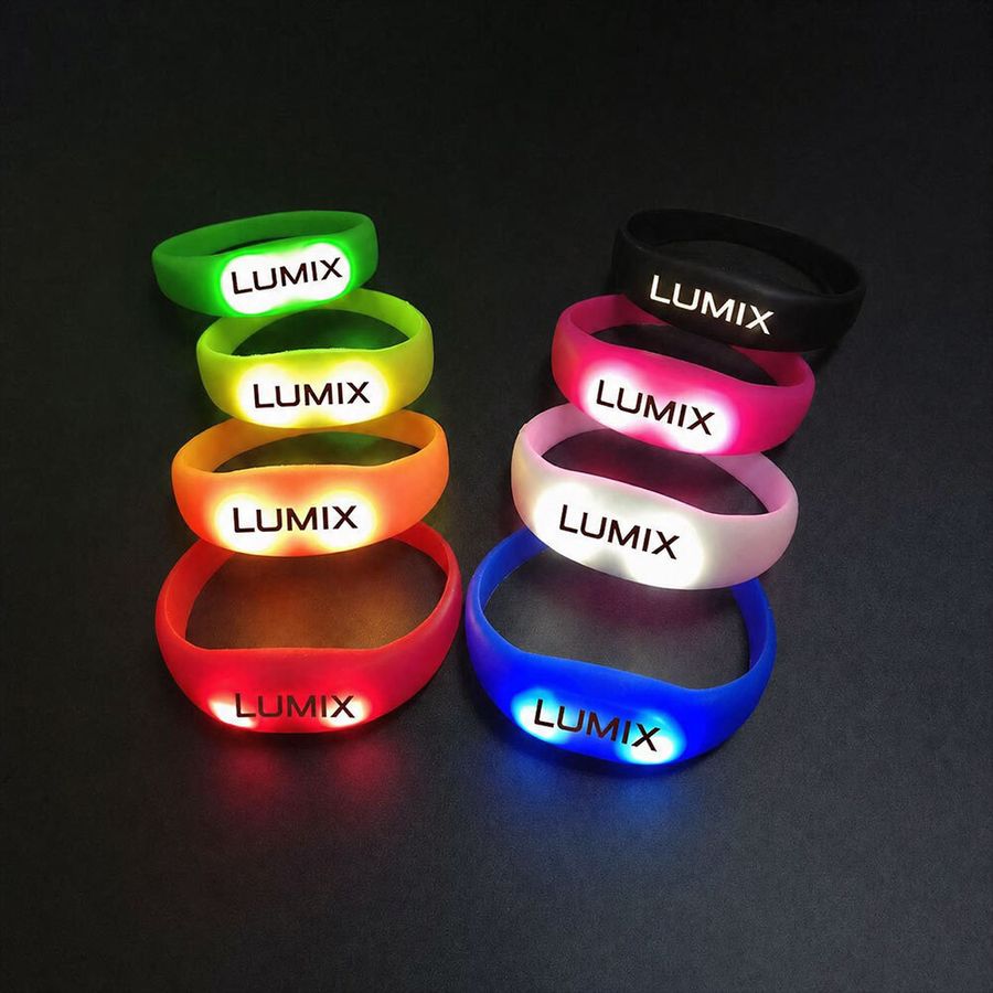 Light Up Silicone Wristbands - Imprint Now - UK