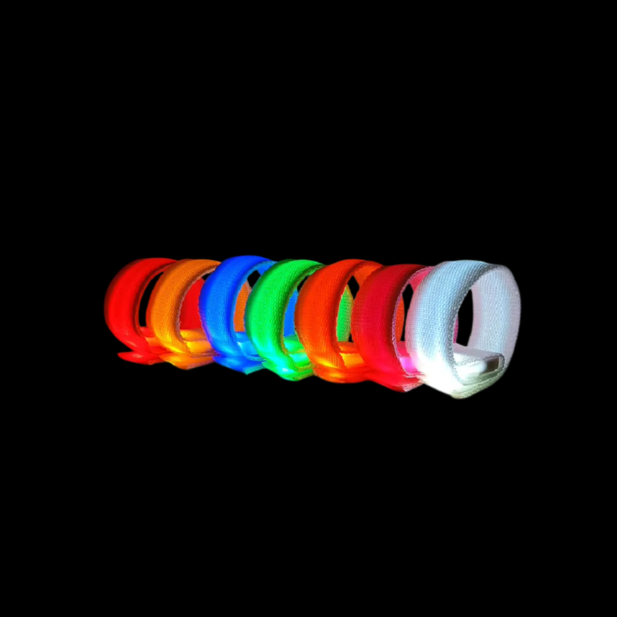 Glow Velcro Wristbands - Imprint Now - UK