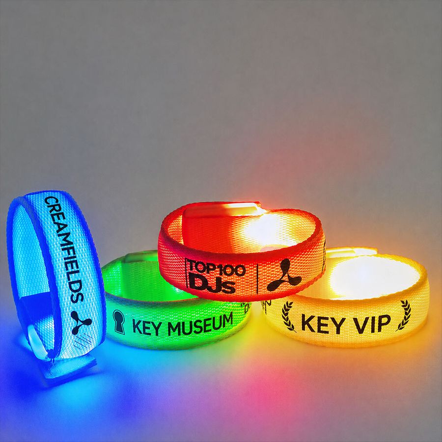 Glow Velcro Wristbands - Imprint Now - UK