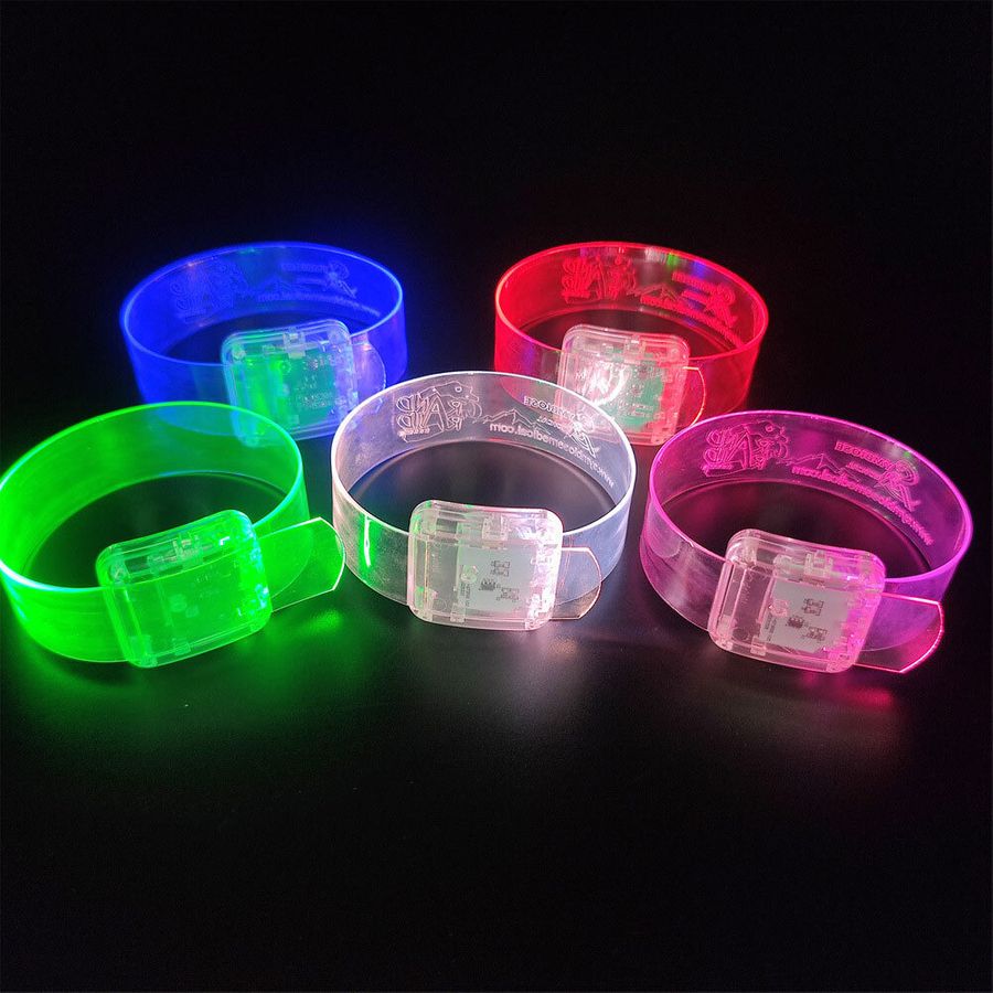 Light Up Plastic Wristbands - Imprint Now - UK