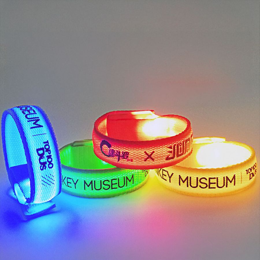 Glow Velcro Wristbands - Imprint Now - UK
