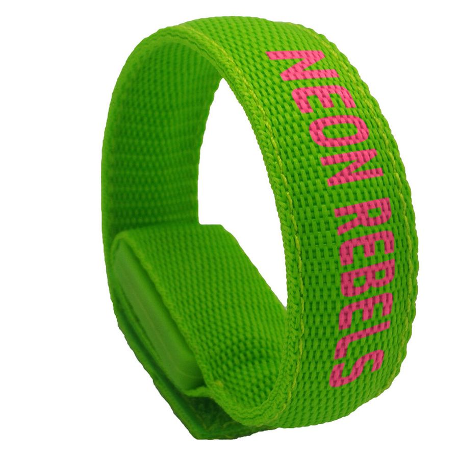 Glow Velcro Wristbands - Imprint Now - UK