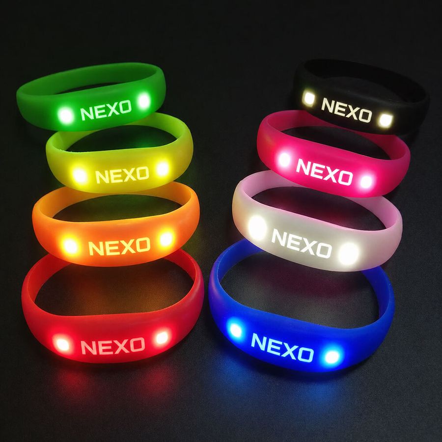 Light Up Silicone Wristbands - Imprint Now - UK