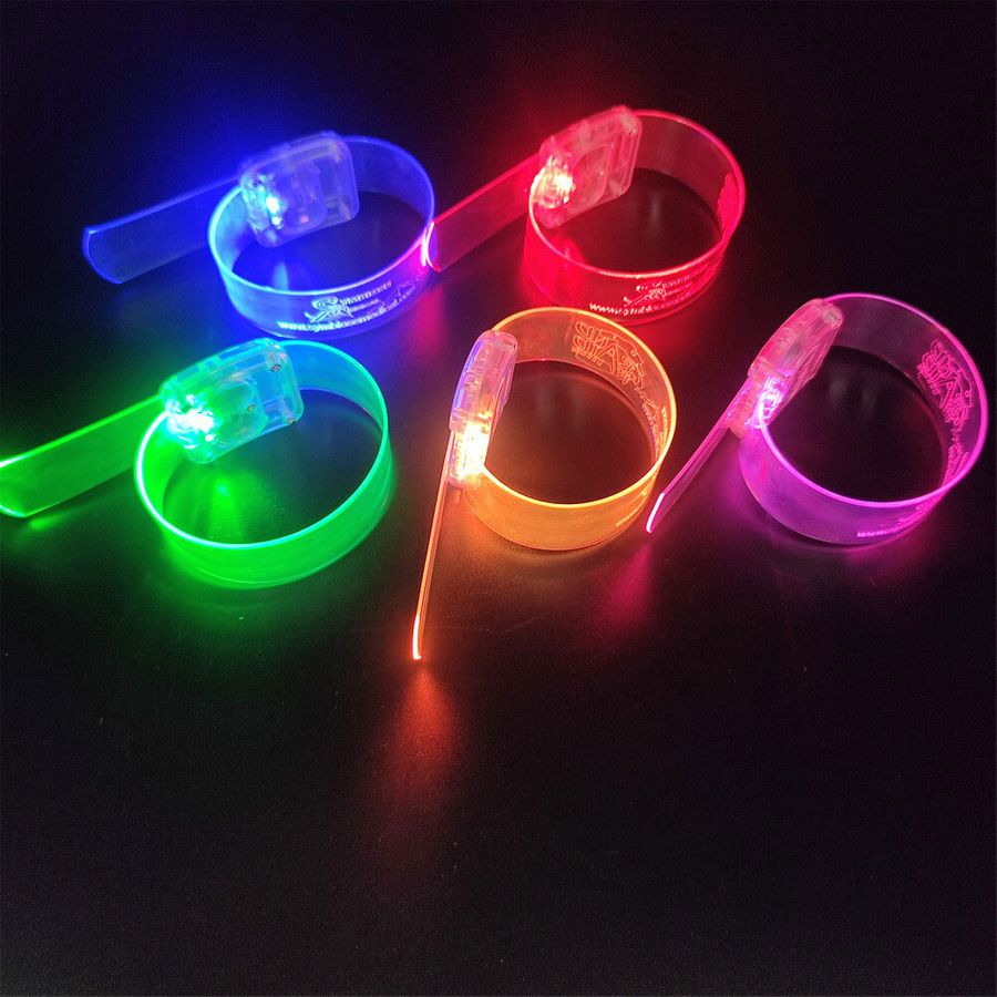 Light Up Plastic Wristbands - Imprint Now - UK