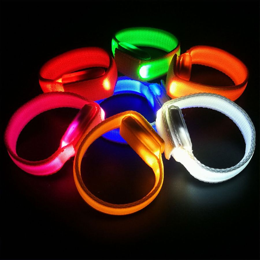 Glow Velcro Wristbands - Imprint Now - UK