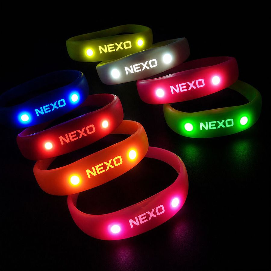 Light Up Silicone Wristbands - Imprint Now - UK