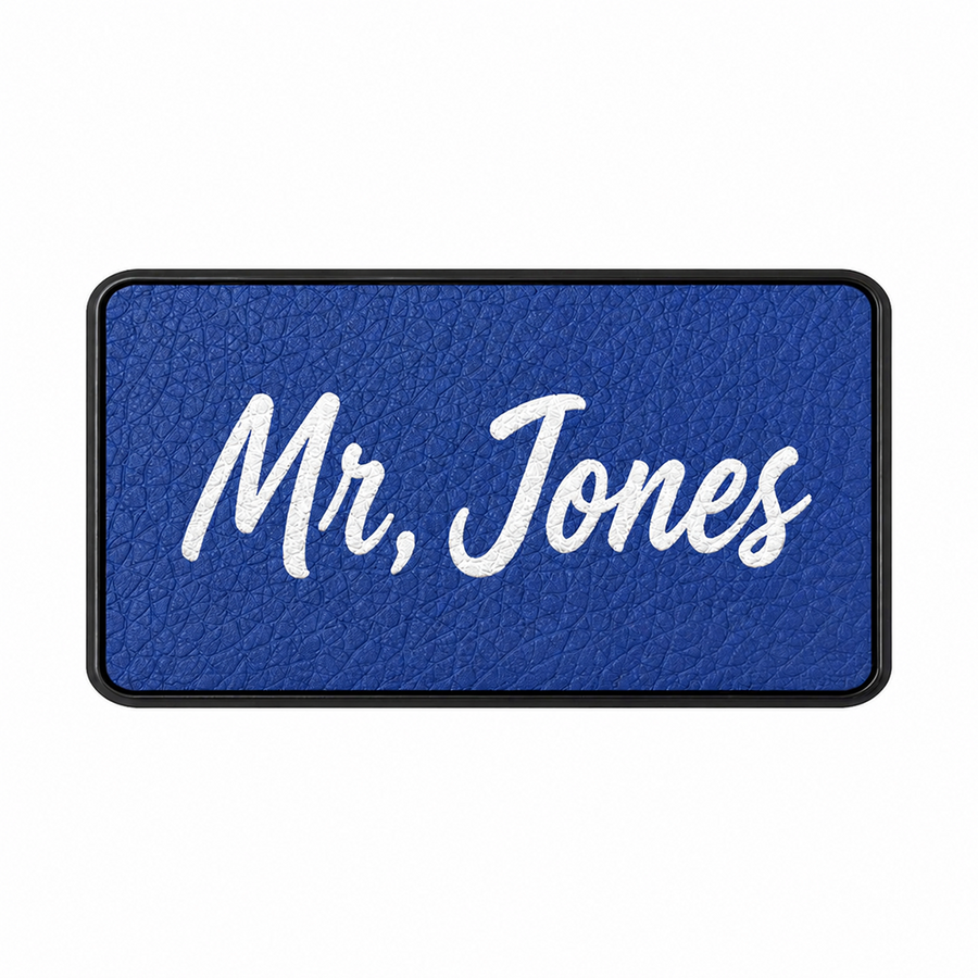 Leather Name Badges - Imprint Now - UK