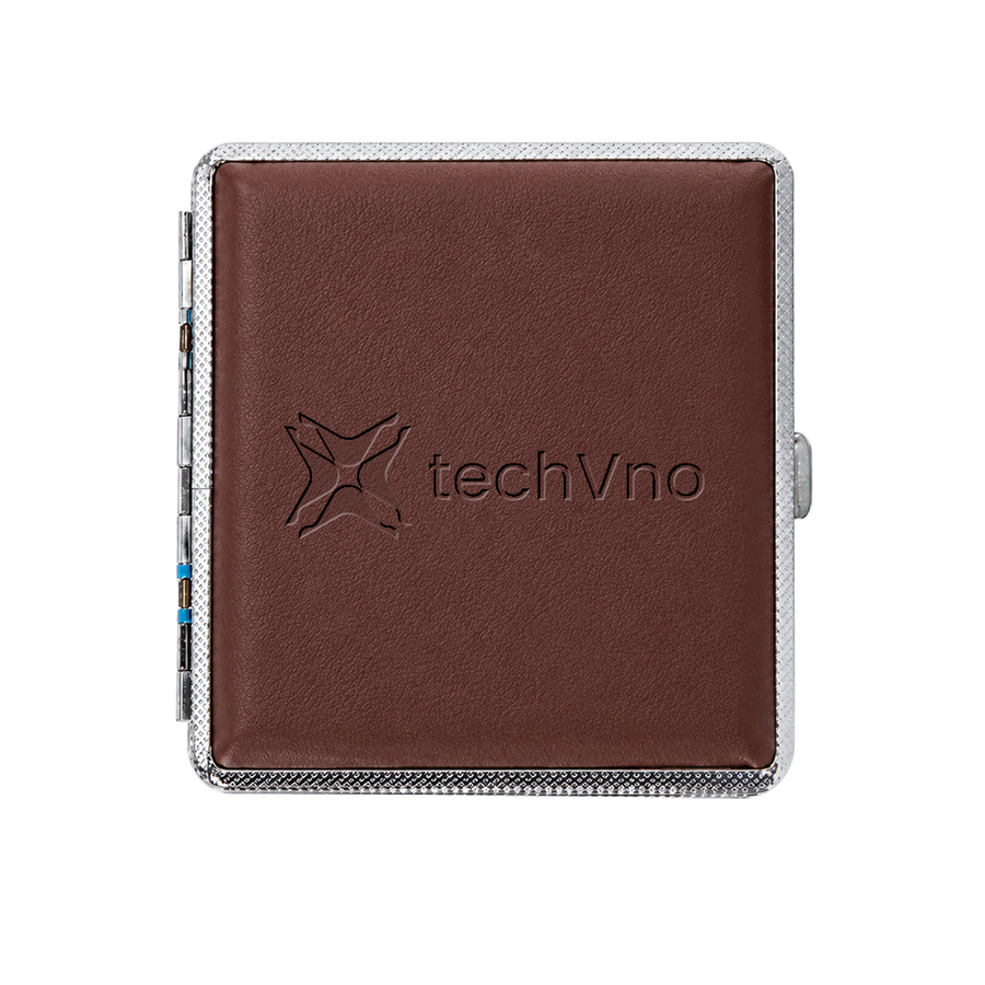 Leather Grain Metal Cigarette Cases - Imprint Now - UK