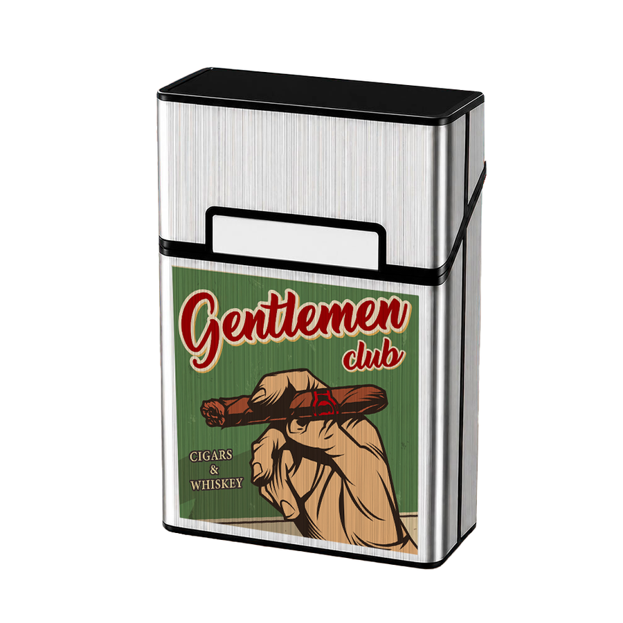 Metal Lid Cigarette Cigarette Cases - Imprint Now - UK