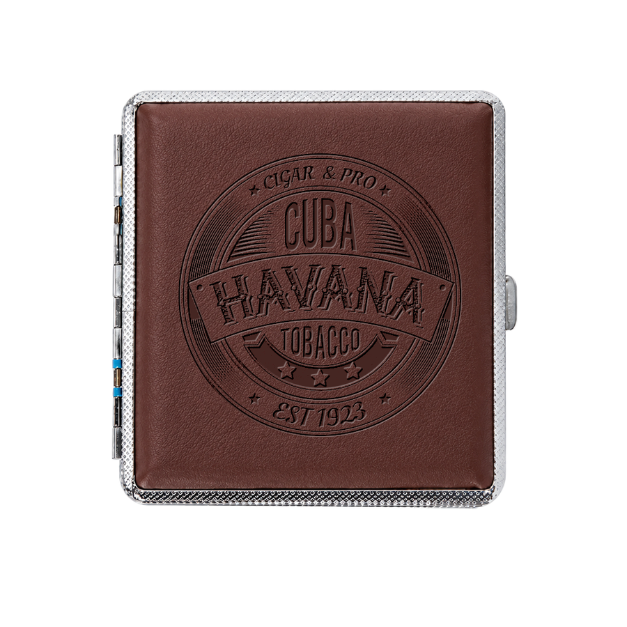 Leather Grain Metal Cigarette Cases - Imprint Now - UK