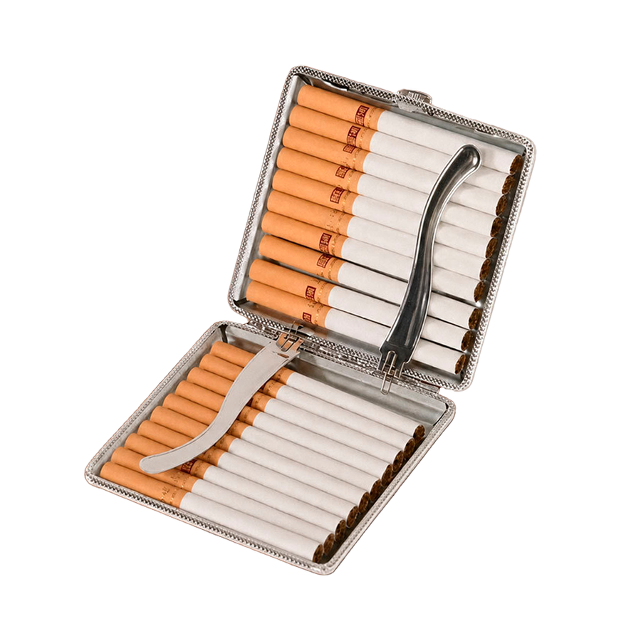 Leather Grain Metal Cigarette Cases - Imprint Now - UK