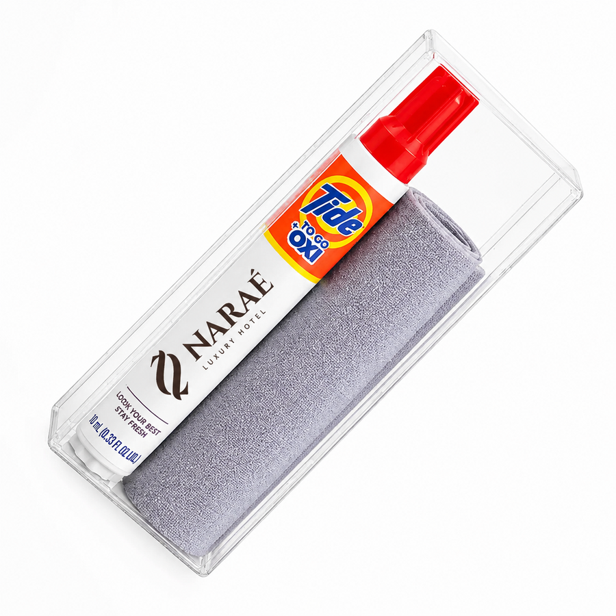 Tide® to Go + Oxi Stain Remover Travel Kit with Premium Microfibre Cloths - Imprint Now - UK