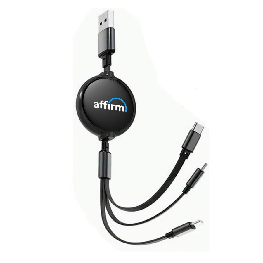 Soft Silicone 3-in-1 Charging Cables - Imprint Now - UK