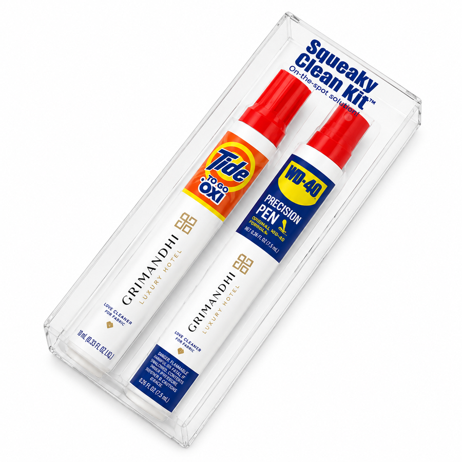 Squeaky Clean Kit - WD-40® Precision Pens and Tide® to Go + Oxi Travel Kits - Imprint Now - UK