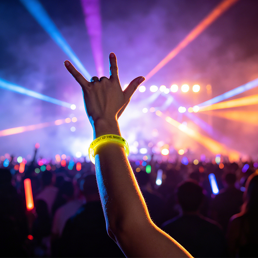Custom Acrylic Glow Bracelets - Imprint Now - UK