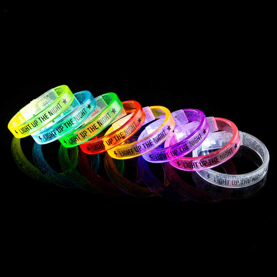 Custom Acrylic Glow Bracelets - Imprint Now - UK