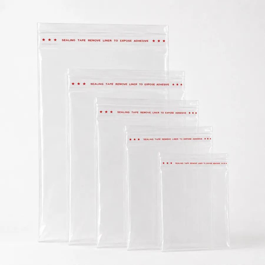 Resealable Clear Poly Bags - Imprint Now - UK